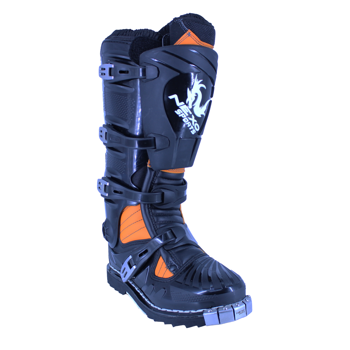Nexo Mx Pro Boots - Black/Orange