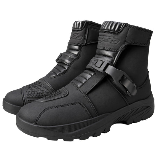 Nexo BT-0382 Short Adventure Boot - Black (SINGLE STRAP)