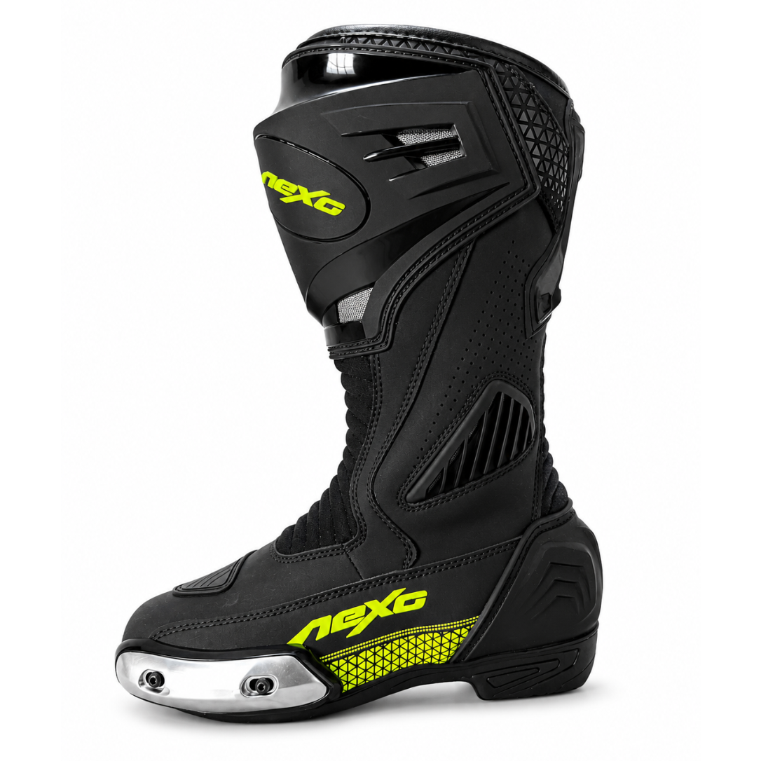 Nexo Superbike Boots BT-2403 Black/Yellow