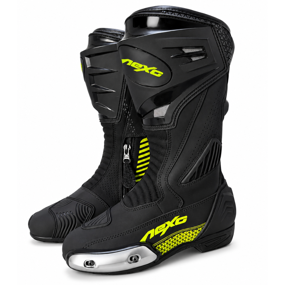 Nexo Superbike Boots BT-2403 Black/Yellow