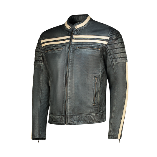 NEXO Café Racer Leather Jacket Daytona