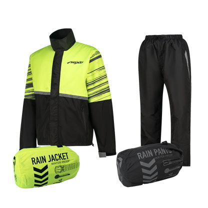 NEXO 2-Piece Motorcycle Rain Suit (Jacket & Pants)