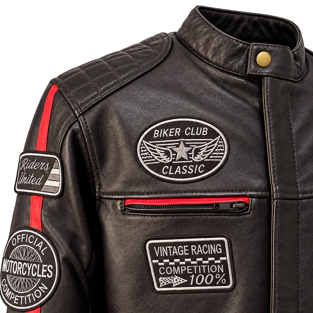 NEXO Ladies Café Racer v2 Leather Jacket - Dark Brown