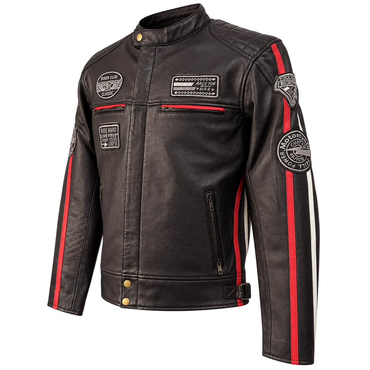 NEXO Café Racer v2 Leather Jacket - Dark Brown