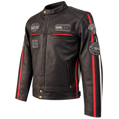 NEXO Café Racer v2 Leather Jacket - Dark Brown