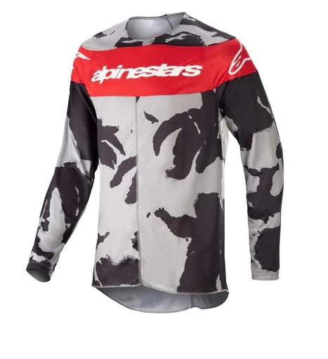 Alpinestars 2024 Racer Tactical Jersey Cast Grey Camo/Red