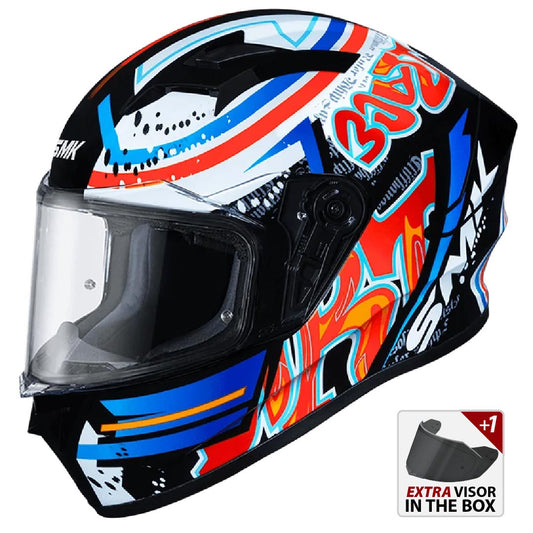 SMK Stellar Graffiti Helmet GL237