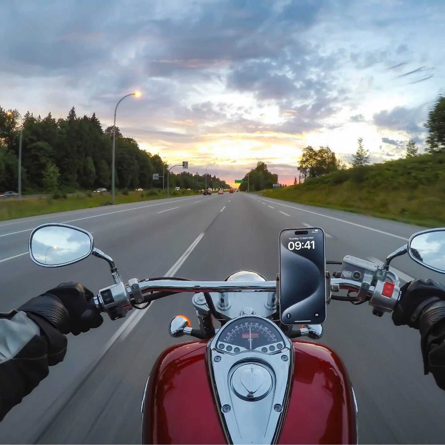 Interphone Universal Aluminium Phone Holder