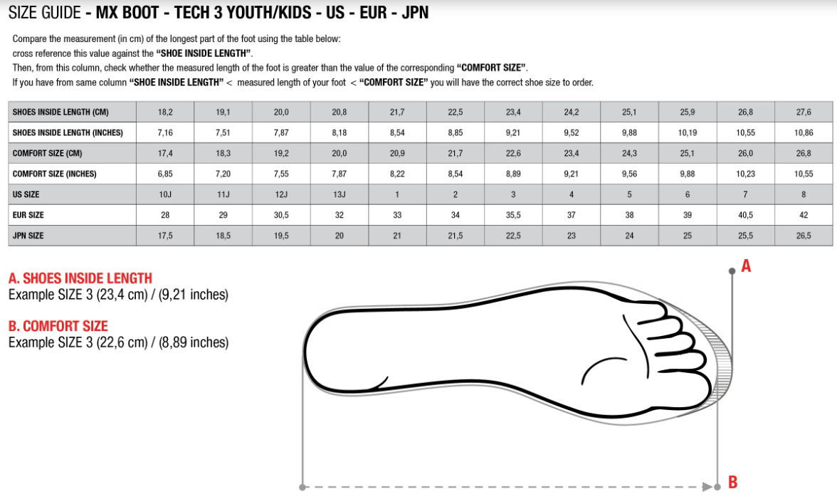 Alpinestars Tech 7S Youth Boots Black/White
