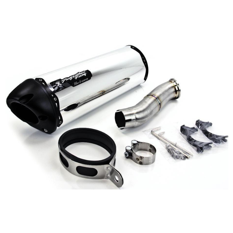 Honda CBR500R/CB500F/X (2013-2015) M2 Black Aluminum Slip-On