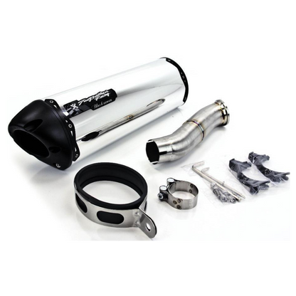 Honda CBR500R/CB500F/X (2013-2015) M2 Black Aluminum Slip-On