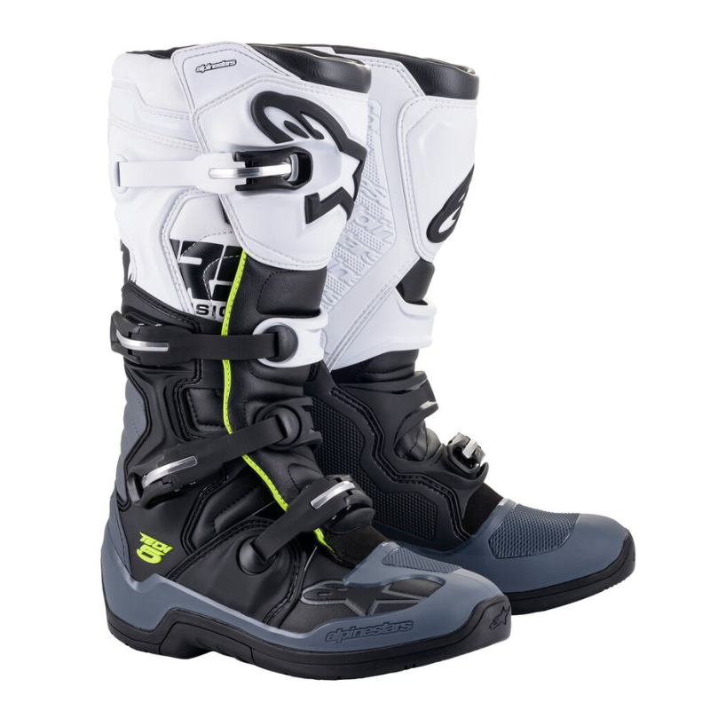 Alpinestars Tech 5 Boots Black/Dark Grey/White