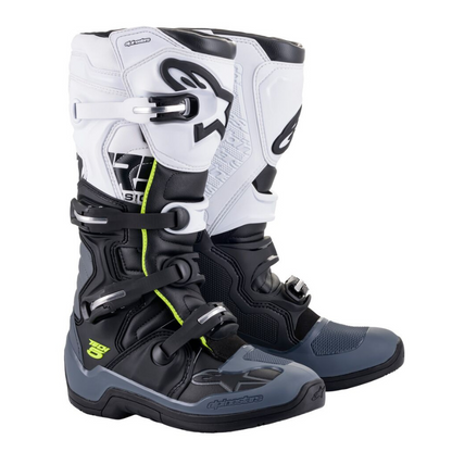 Alpinestars Tech 5 Boots Black/Dark Grey/White