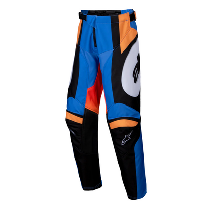 Alpinestars Youth Racer Melt Pants Orange/Blue