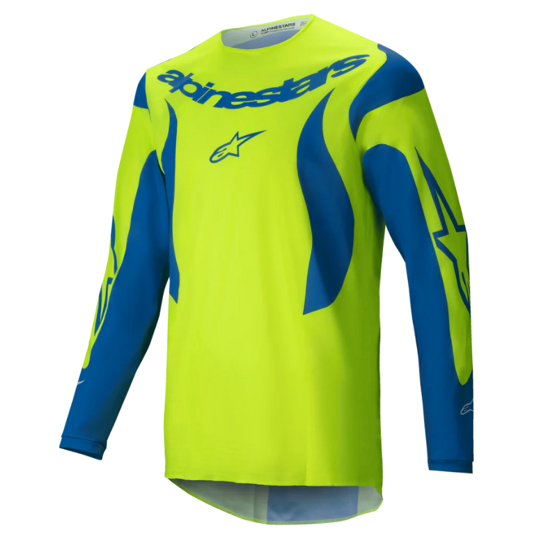 Alpinestars 2025 Fluid Haul Jersey Yellow Flou/Blue