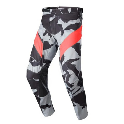 Alpinestars 2024 Youth Racer Tactical Pants Cast Grey Camo/Red