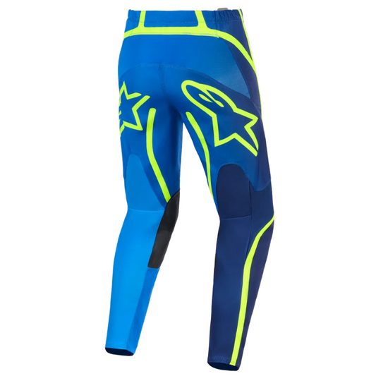 Alpinestars 2026 Fluid Apex Pants Blue/Yellow Fluo