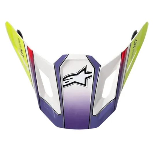 Alpinestars S-M7 Fuse Peak White/Yellow/Purple