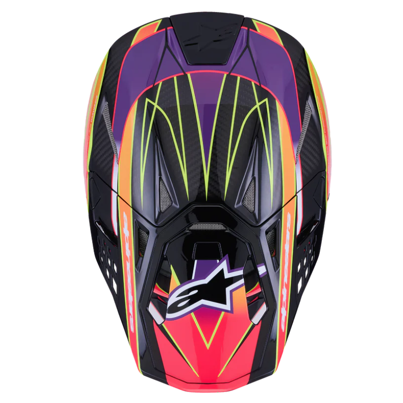 Supertech M10 Era Helmet ECE Pink/Violet/Yellow Fluo Gloss