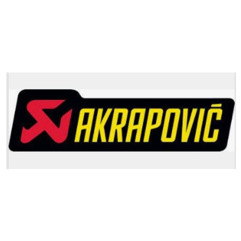 Akrapovic OEM Horizontal Heat Resistant Sticker 120mm