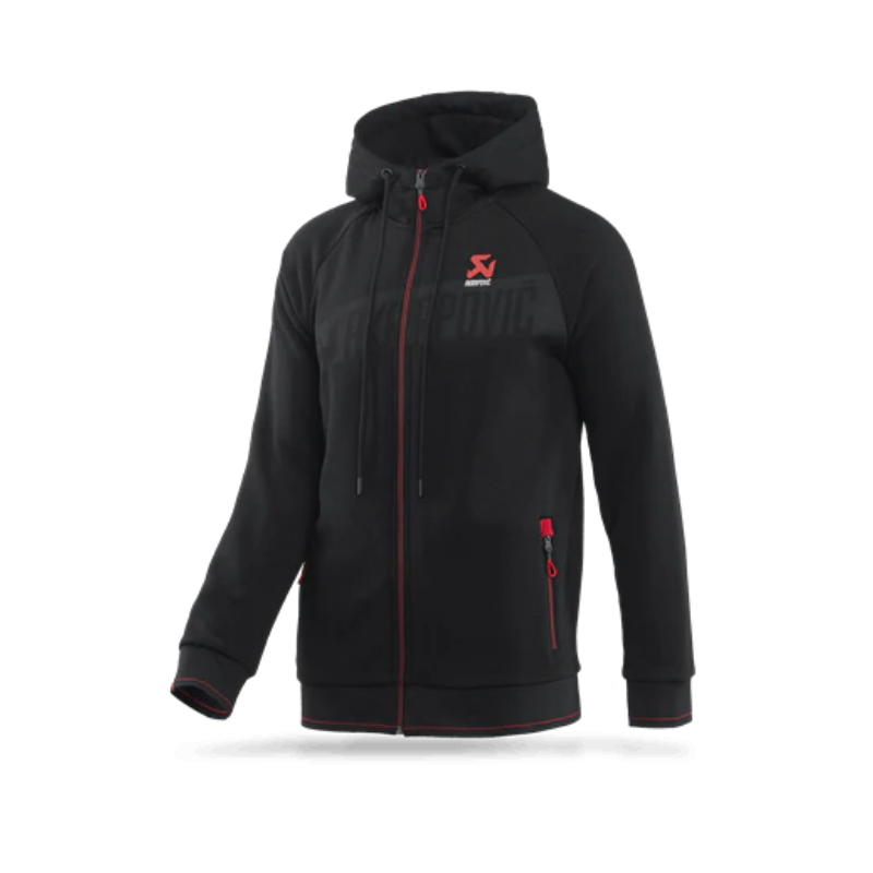 Akrapovic Corpo Zip Men's Hoodie Black