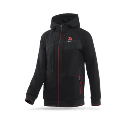 Akrapovic Corpo Zip Men's Hoodie Black