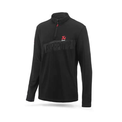 Akrapovic Corpo Zip Turtleneck Hoodie Men's Black