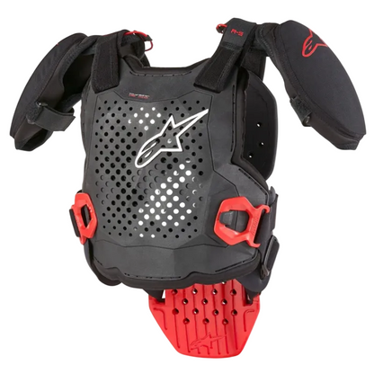 Alpinestars Youth A-5 V2 Chest Guard Black/White/Red