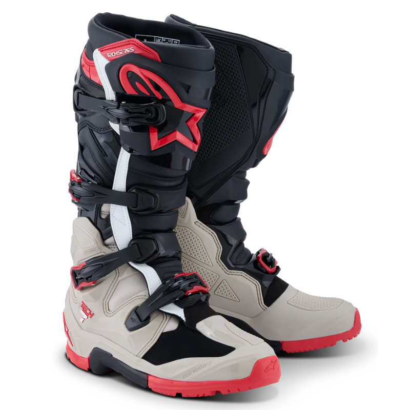 Alpinestars Tech 7 Enduro 2026 Boots Black/Light Grey/Red