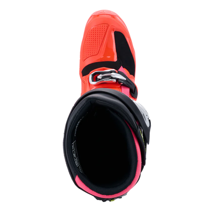 Alpinestars Tech 7 Boots 2025 Black/Red Fluo/Pink Fluo