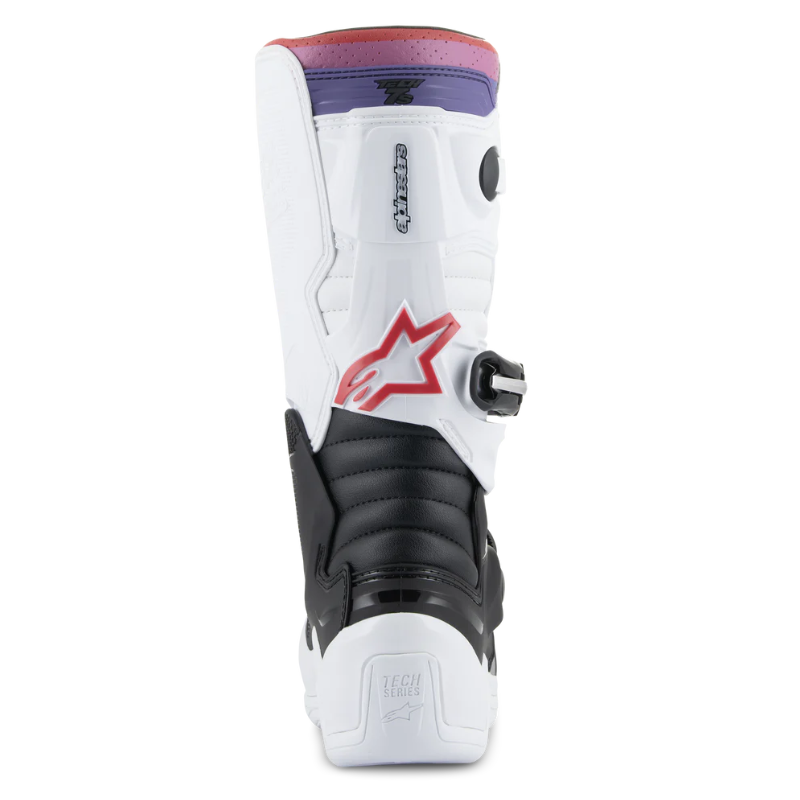 Alpinestars Tech 7S Youth Boots Black/White/Rainbow