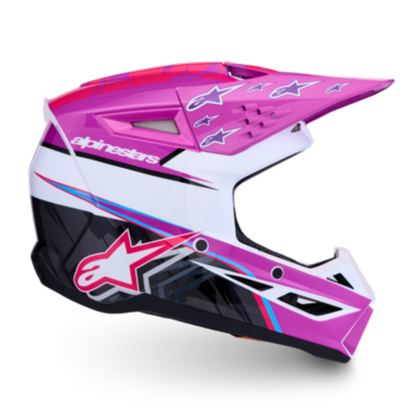 Supertech M3 (Youth) Flacon Helmet Purple/White/Black/Pink