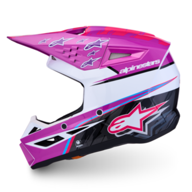 Supertech M3 (Youth) Flacon Helmet Purple/White/Black/Pink