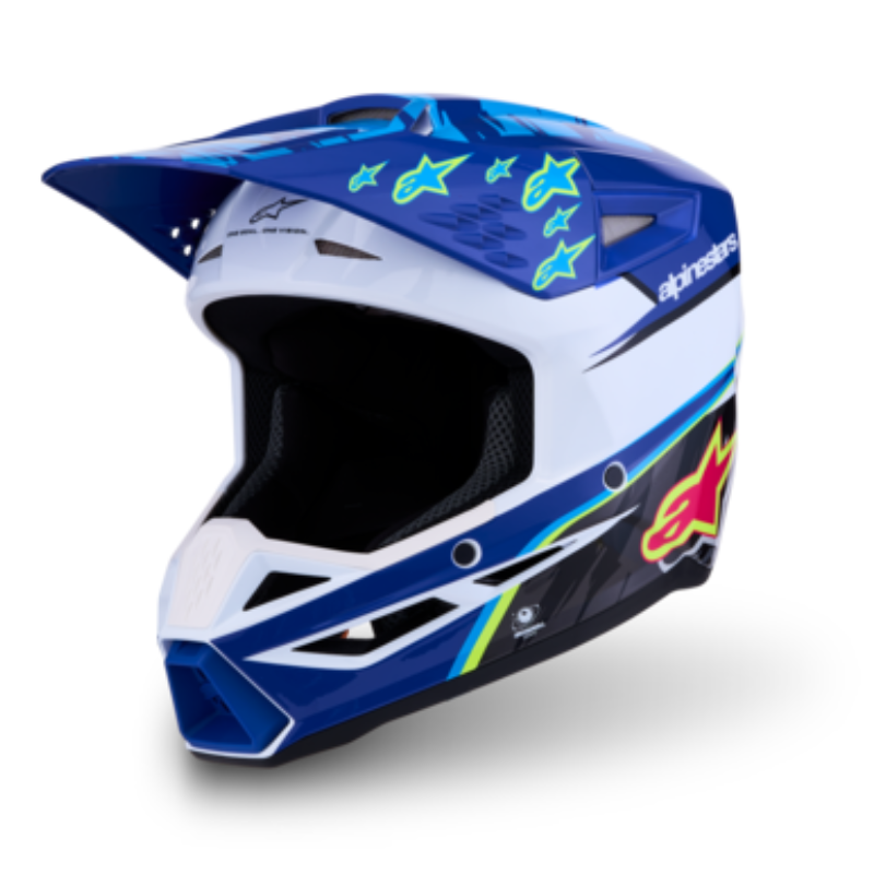 Supertech M3 (Youth) Flacon Helmet Blue/White/Black/Purple