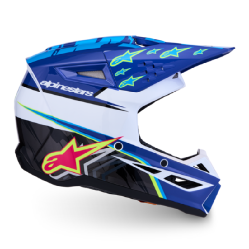 Supertech M3 (Youth) Flacon Helmet Blue/White/Black/Purple