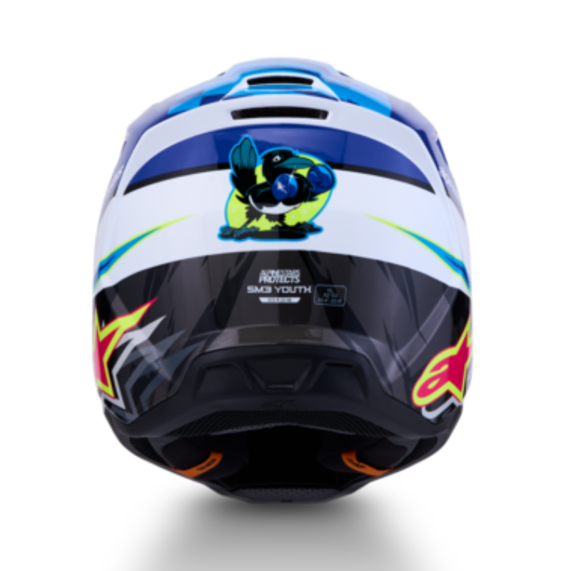 Supertech M3 (Youth) Flacon Helmet Blue/White/Black/Purple