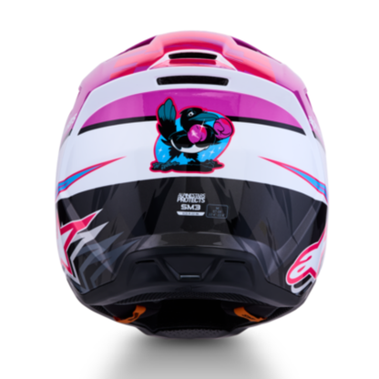 Supertech M3 Falcon Helmet Purple/White/Black/Pink