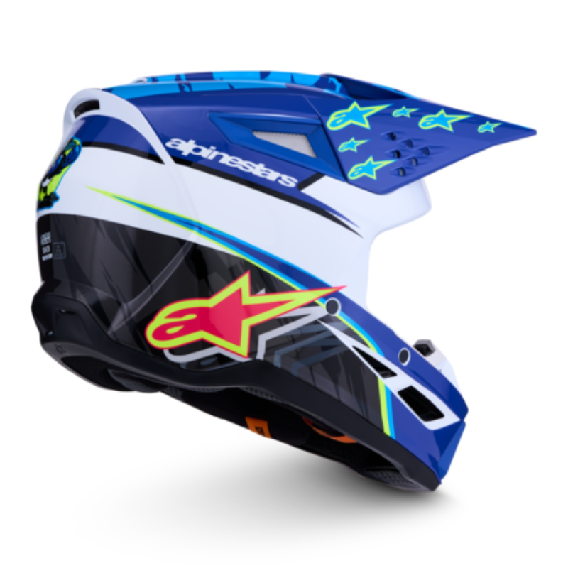 Supertech M3 Falcon Helmet Blue/White/Black/Purple