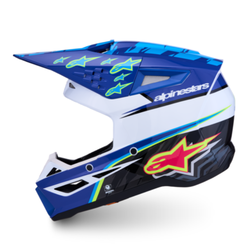 Supertech M3 Falcon Helmet Blue/White/Black/Purple