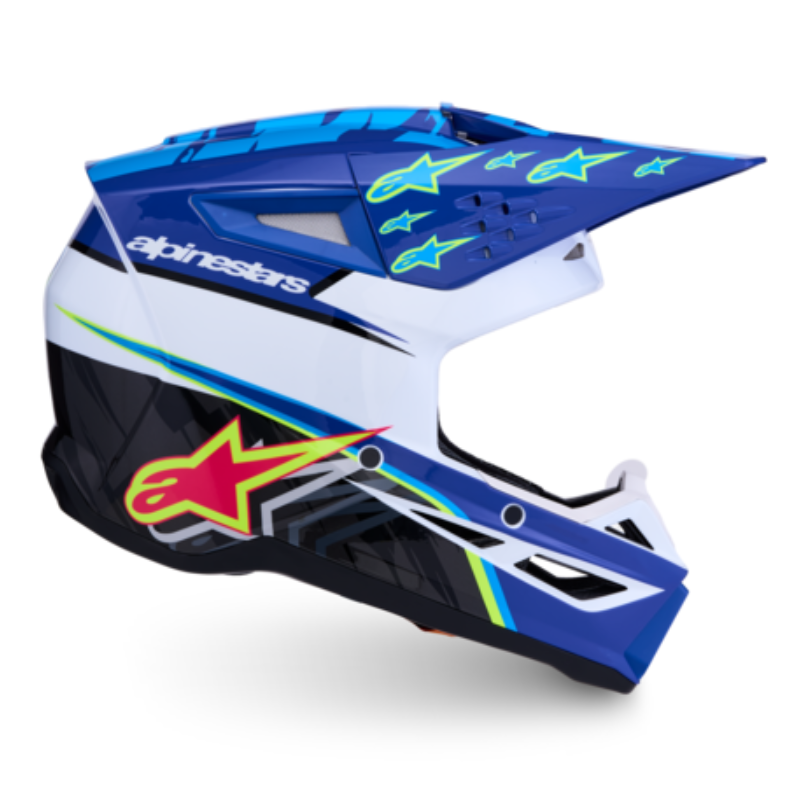 Supertech M3 Falcon Helmet Blue/White/Black/Purple