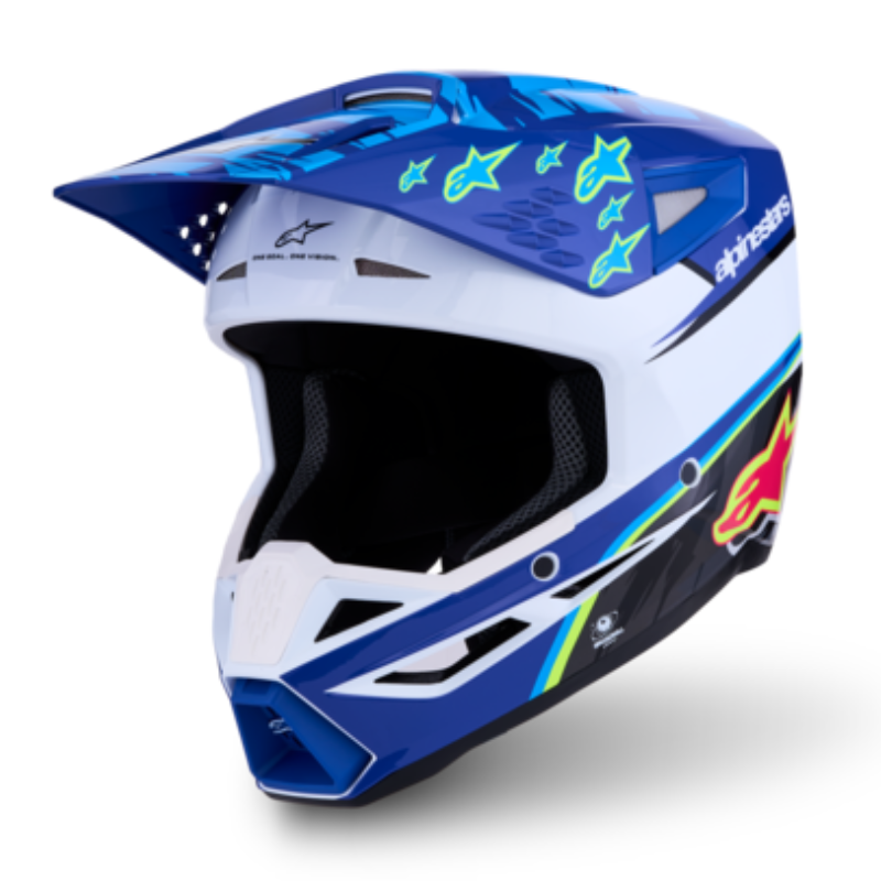 Supertech M3 Falcon Helmet Blue/White/Black/Purple