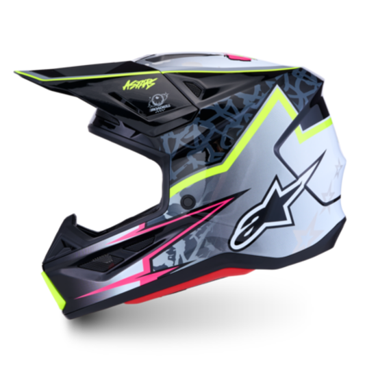 Supertech M7 Blaster Helmet Black/Grey/White/Yellow