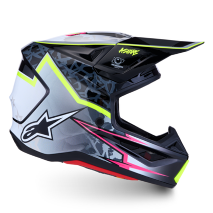 Supertech M7 Blaster Helmet Black/Grey/White/Yellow