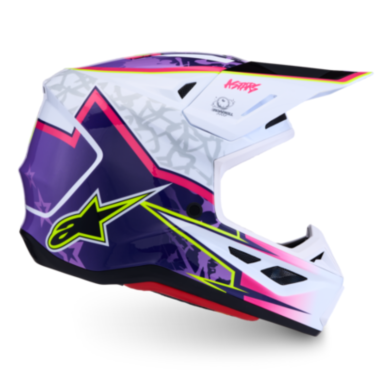 Supertech M7 Blaster Helmet Purple/Pink/White