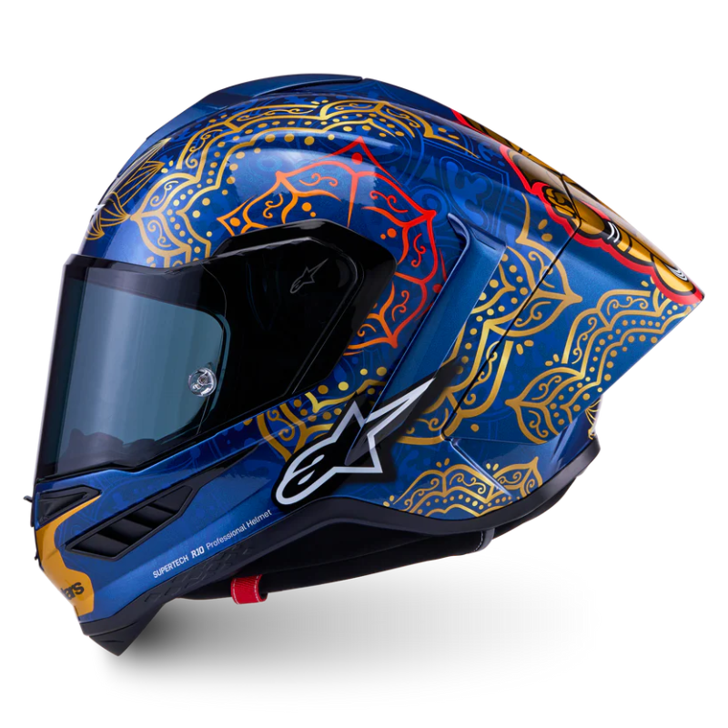 Alpinestars Supertech R10 Martinator Thai Helmet Blue/Black/Red/Gold