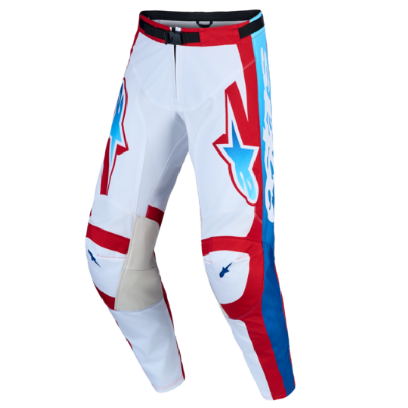 Alpinestars 2027 Racer Hunt Pants White/Fire Red/Ucla Blue