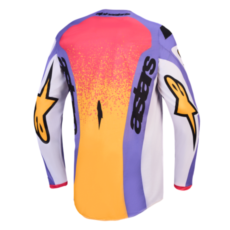 Alpinestars 2027 Fluid Drag Jersey Light Lilac/Blue/Iris Gold
