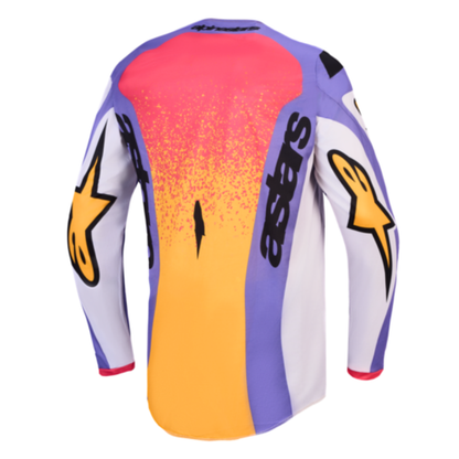Alpinestars 2027 Fluid Drag Jersey Light Lilac/Blue/Iris Gold