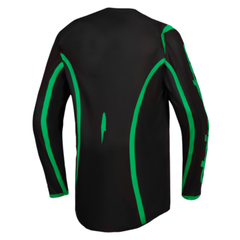 Alpinestars 2027 Fluid Apex V2 Jersey Black/Green Fluo