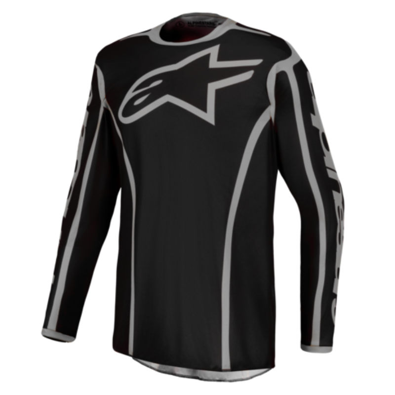 Alpinestars 2027 Fluid Apex V2 Jersey Black/Silver